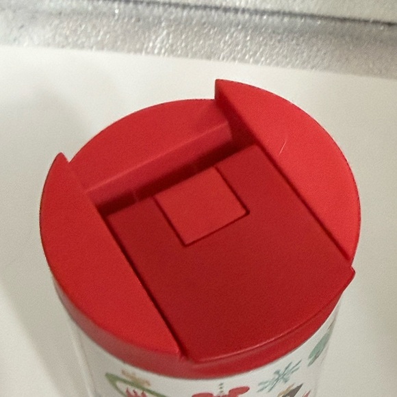 DISNEY PARKS WDW STARBUCKS HOLIDAY PATTERNS STAINLESS STEEL TRAVEL TUMBLER 16oz - Picture 6 of 6